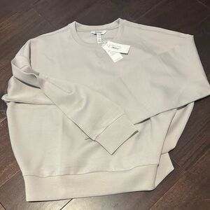 NWT🤎Spanx® Airessentials Crewneck Large French Grey